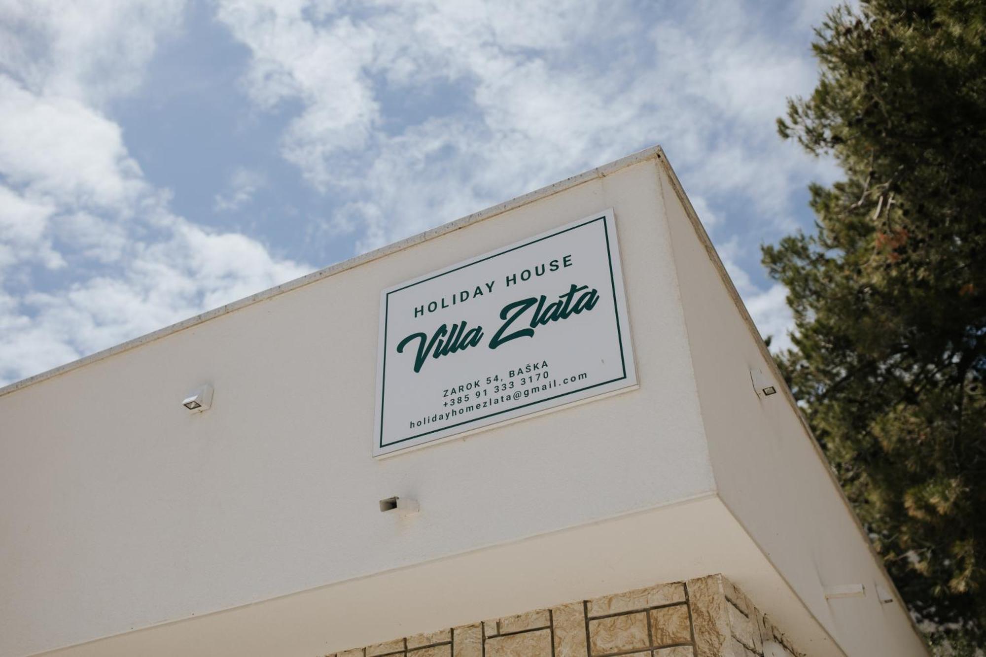Villa Zlata - Holiday House Baška Zewnętrze zdjęcie